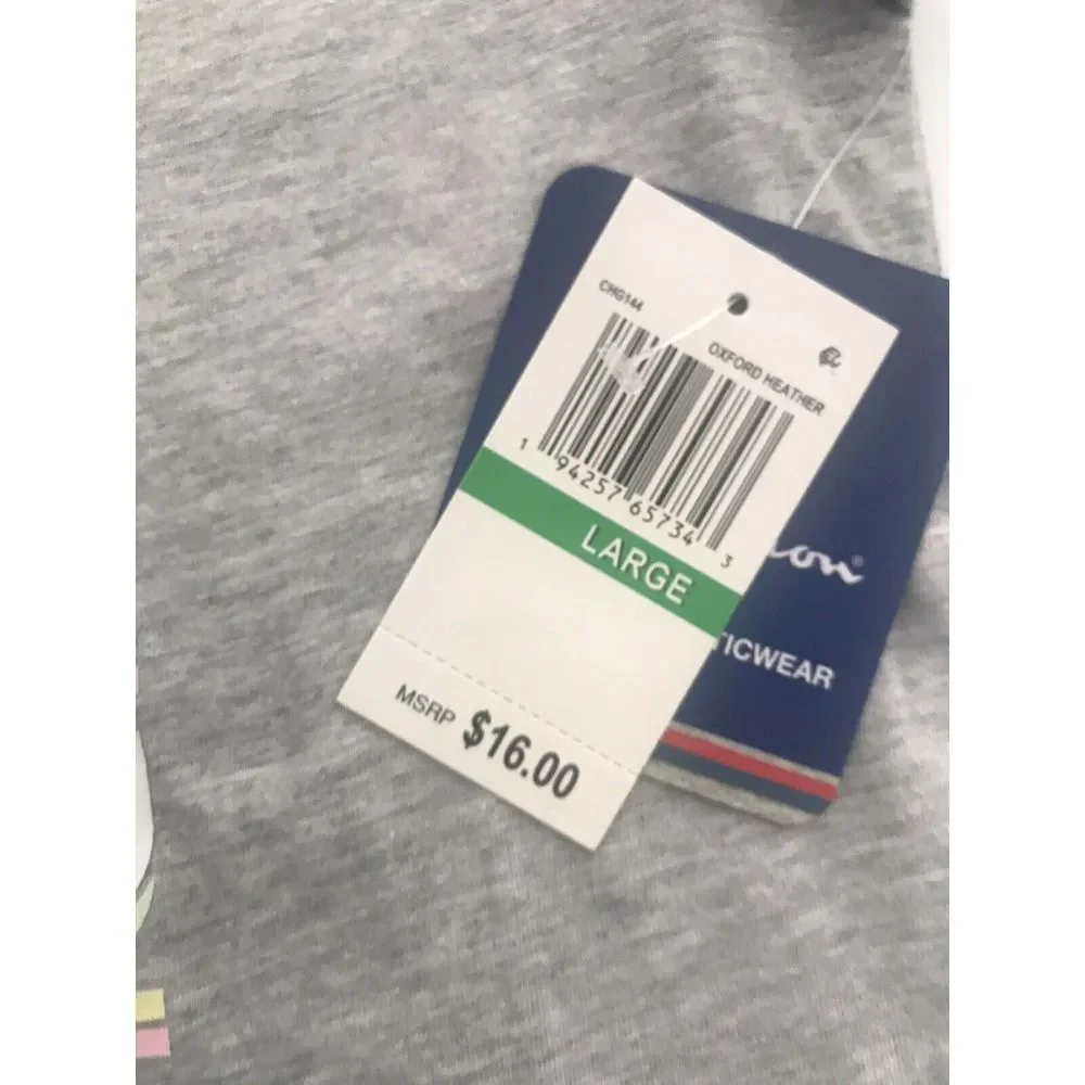 CHAMPION Big Girls Short Sleeves T-shirt -‎ Gray/Size L